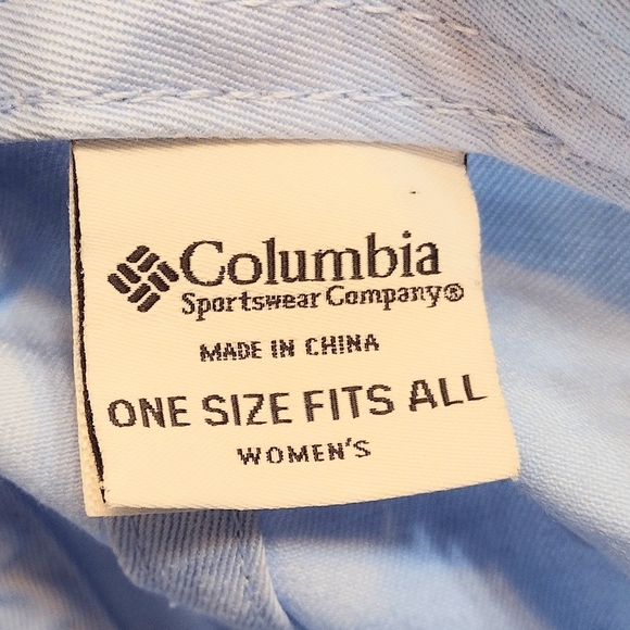 Columbia Sportswear cap, light blue with embroidered sailfish, one size. - Picture 10 of 10